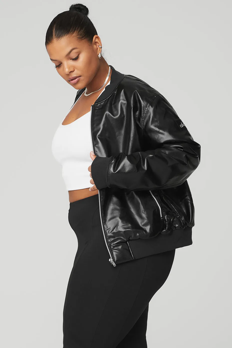 Night Life Bomber - Black