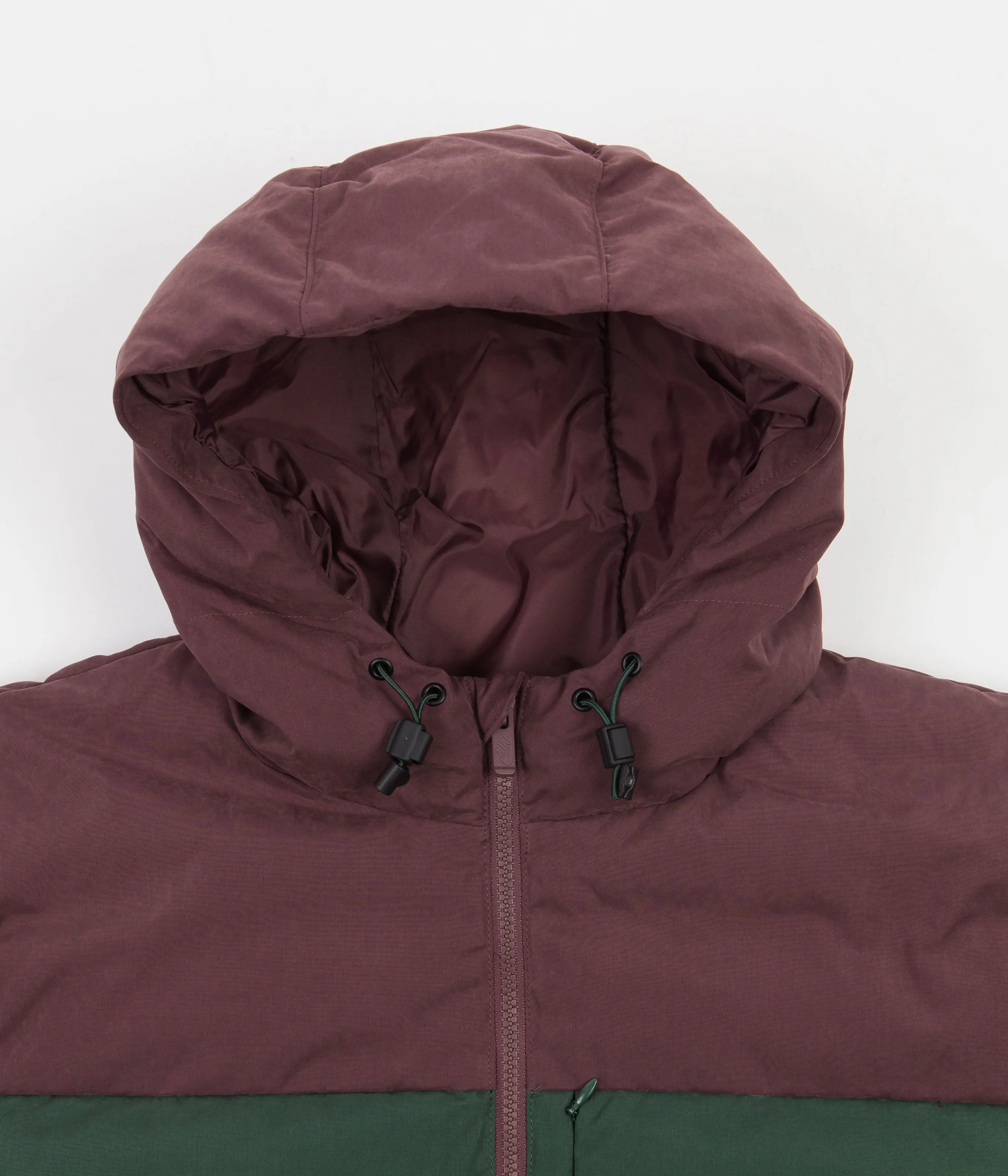 Nike SB Therma-FIT Synthetic-Fill Jacket - Noble Green / Dark Wine