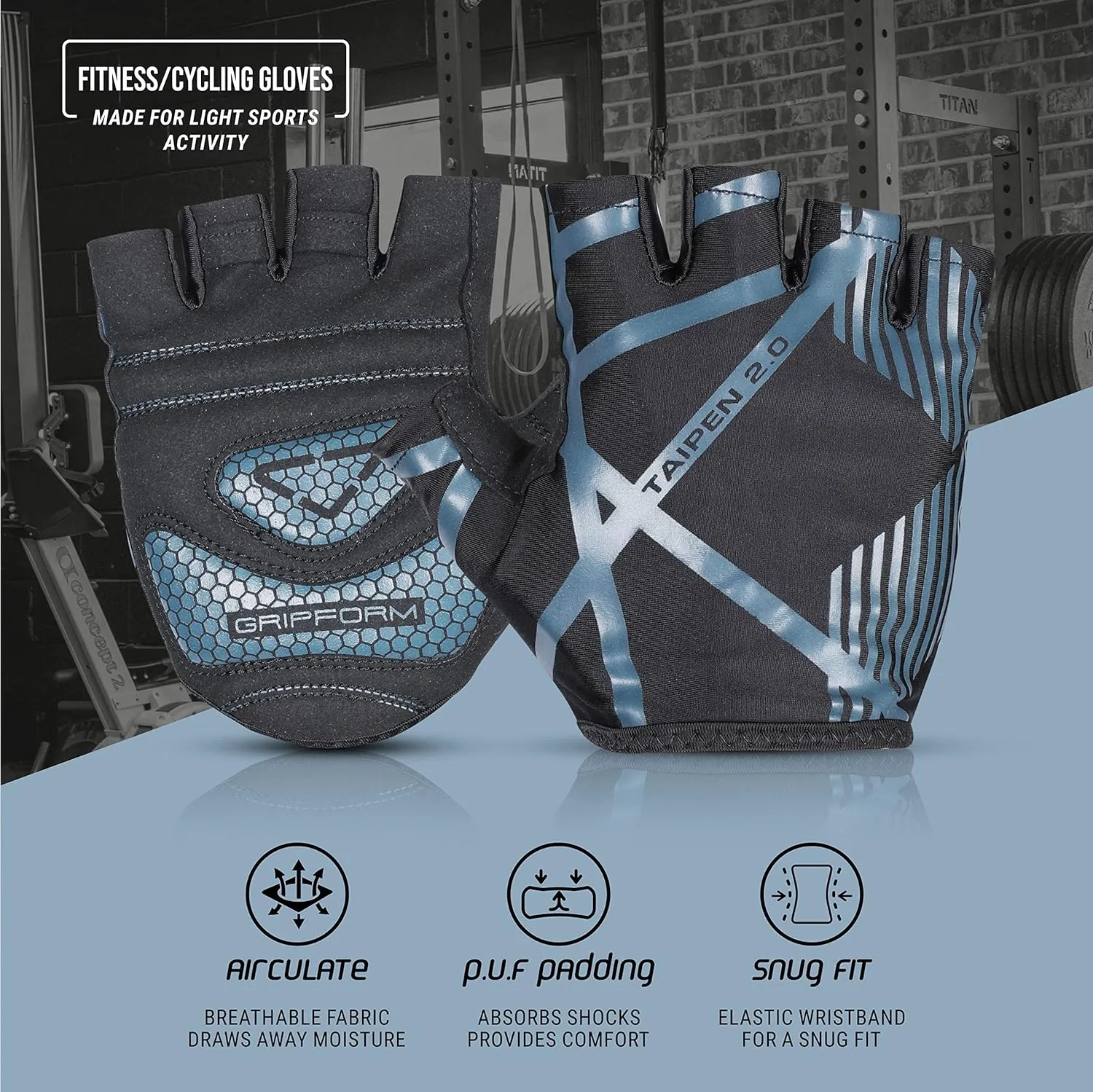 Nivia Taipen 2.0 Fitness Gloves