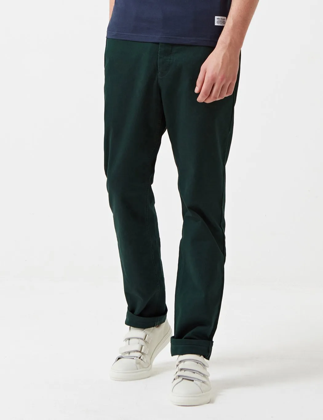 Norse Projects Aros Heavy Chino (Regular) - Moss Green