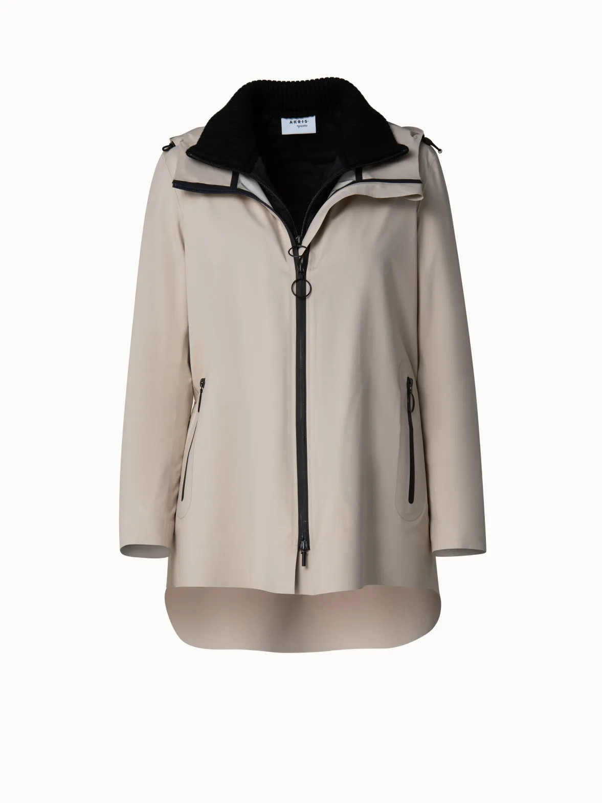 Outdoor Parka With Light Puffer