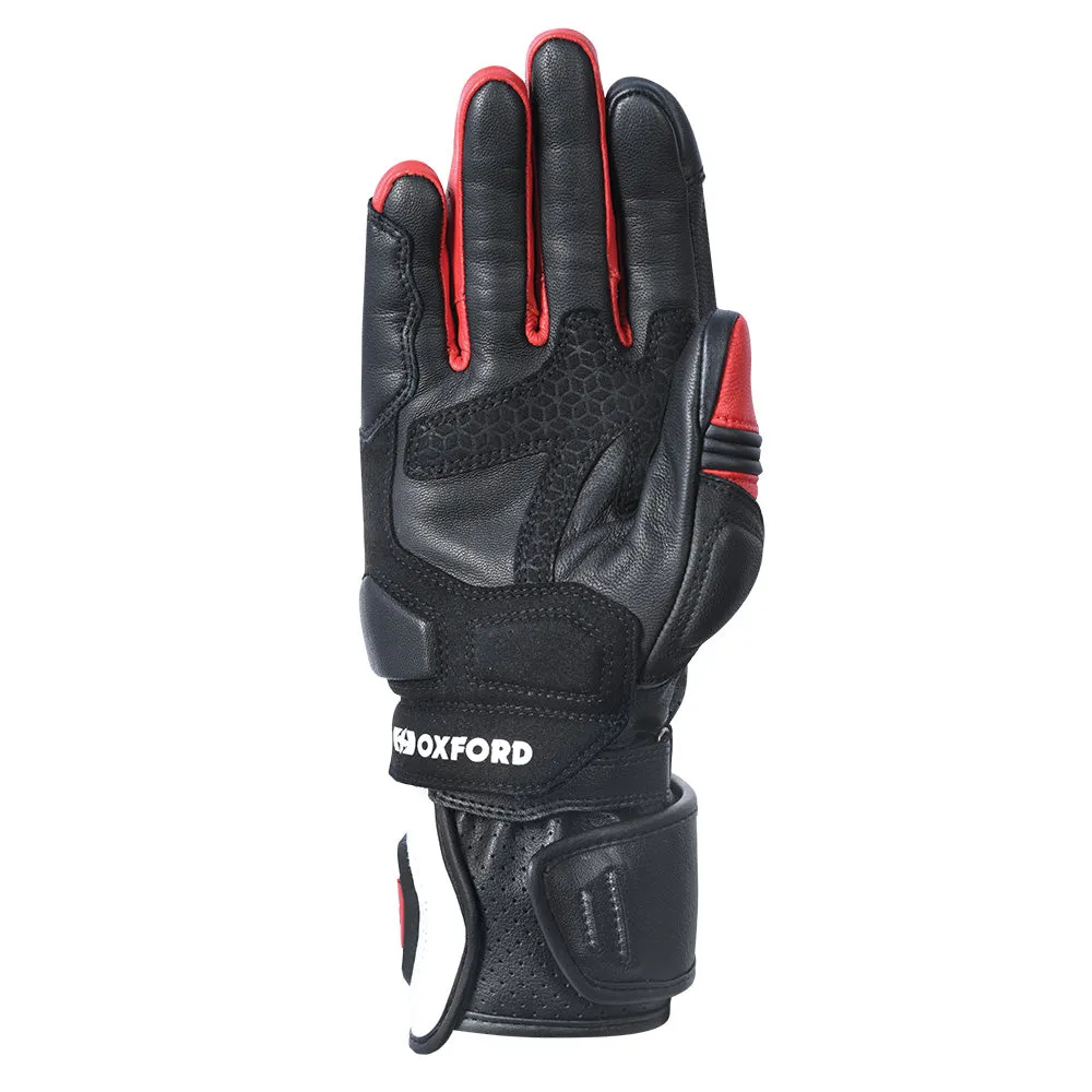 Oxford RP-2R Men White Road Sports Gloves Black Red