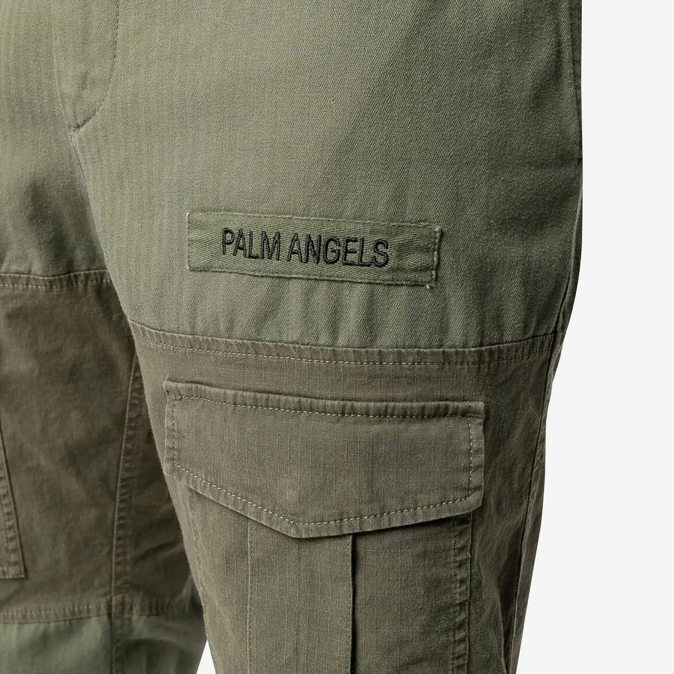 Palm Angels Cotton Cargo Trousers