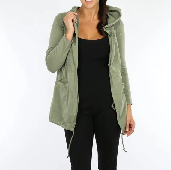 Parka Hoody Jacket Khaki