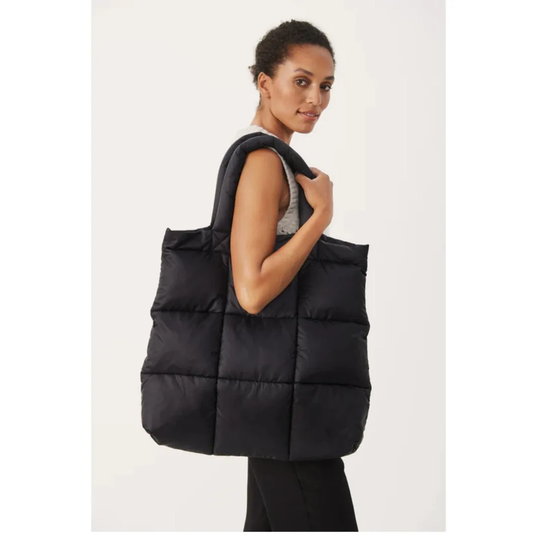 Part Two Tamaya Quilted Black Bag 7332