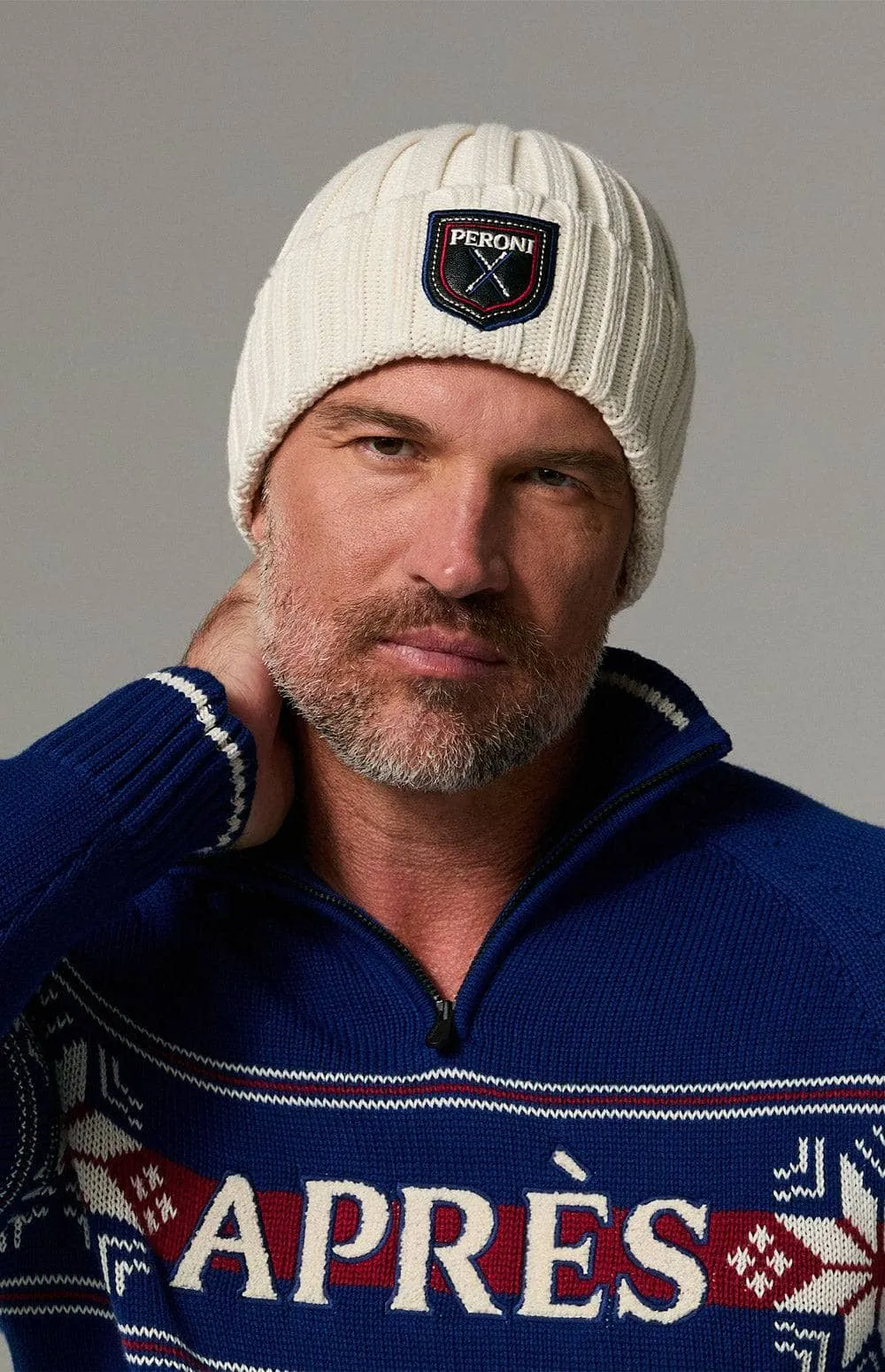 Peroni X Alp N Rock Beanie | Ivory