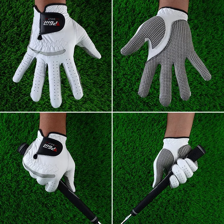 PGM Golf Sheepskin Anti-Slip Single Gloves for Men(Size: 22-Left Hand)