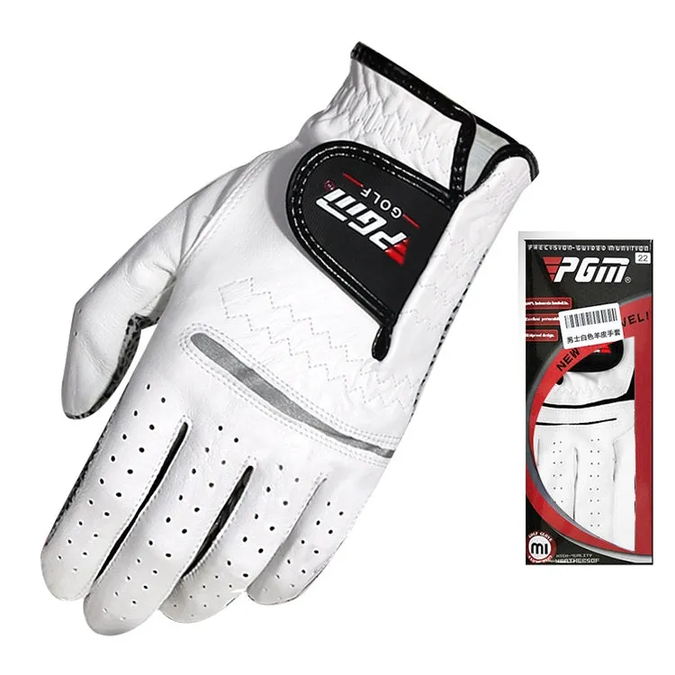 PGM Golf Sheepskin Anti-Slip Single Gloves for Men(Size: 22-Left Hand)