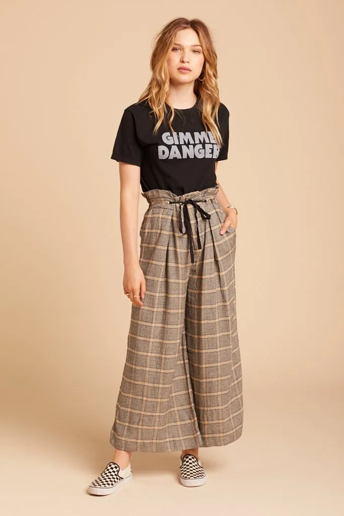 Plaid Charlie Pant