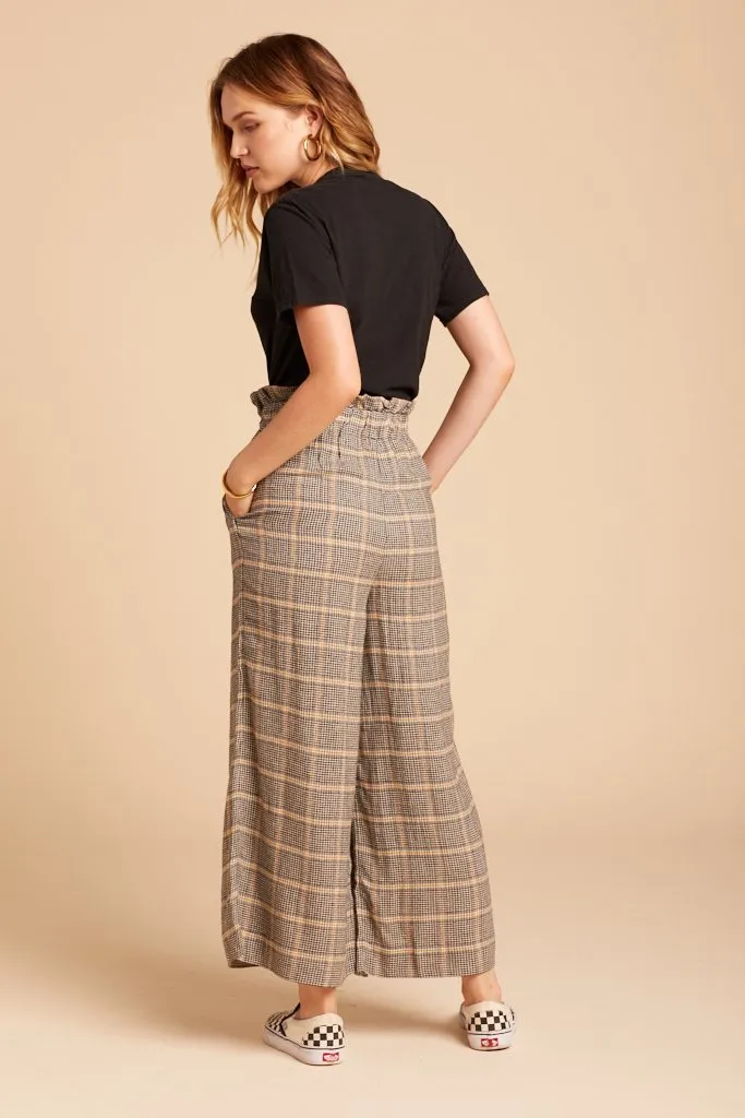 Plaid Charlie Pant