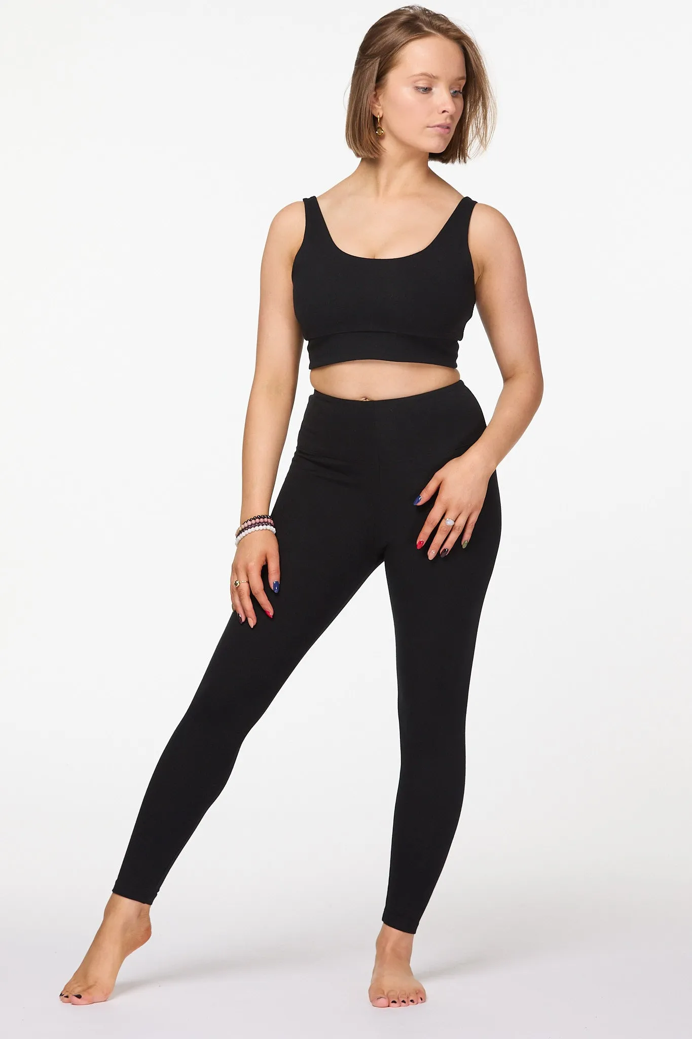 Power Leggings  7/8 | Black