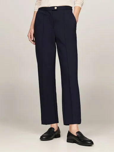 Punto Slim Straight Leg Trousers