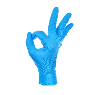 Pure-Comfort Medical Nitrile Exam Gloves - Medium - 100/bx