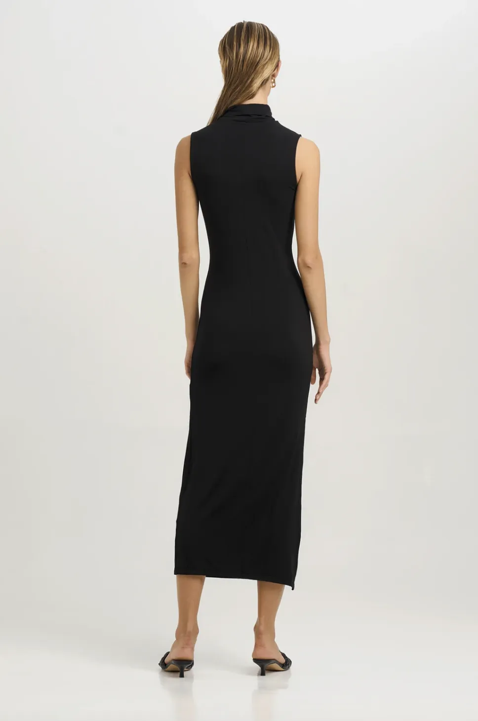 Rachel Sleeveless Turtleneck Dress