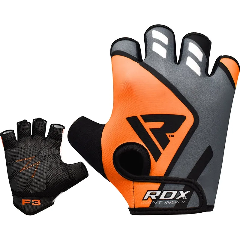 RDX F3 Fingerless Weight Lifting Gloves