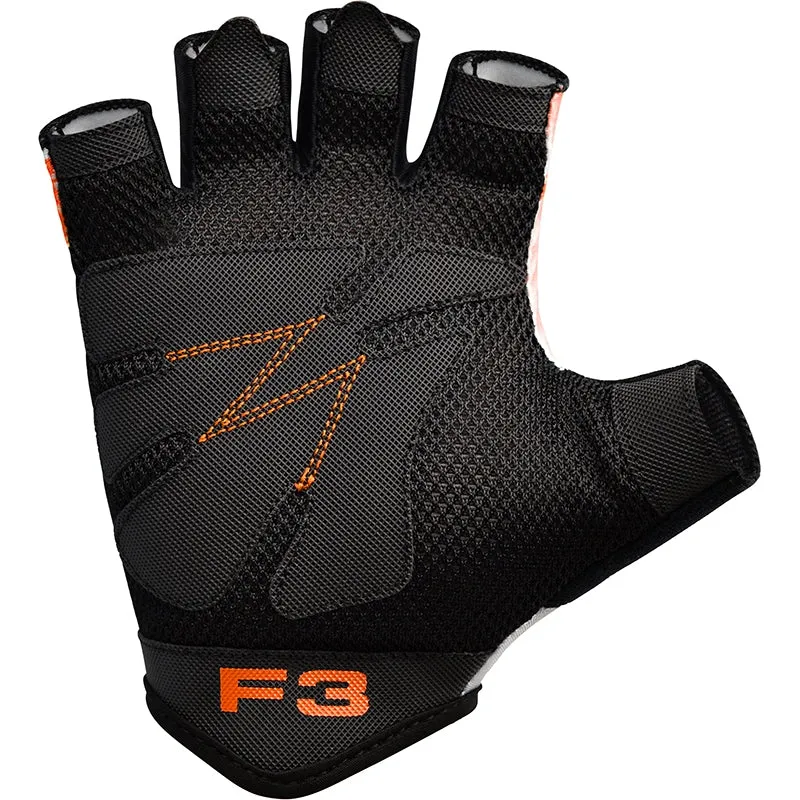 RDX F3 Fingerless Weight Lifting Gloves