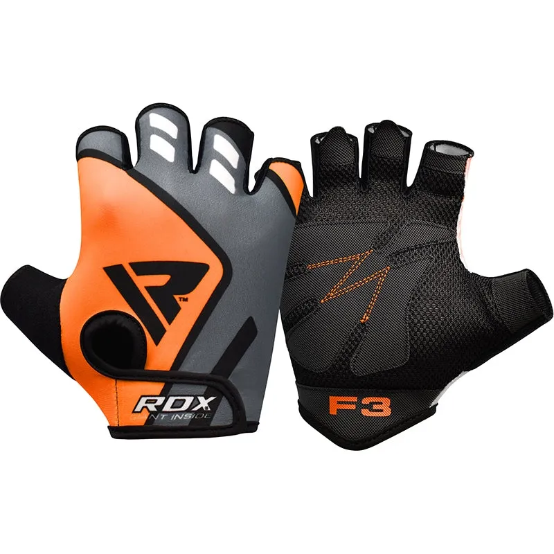 RDX F3 Fingerless Weight Lifting Gloves