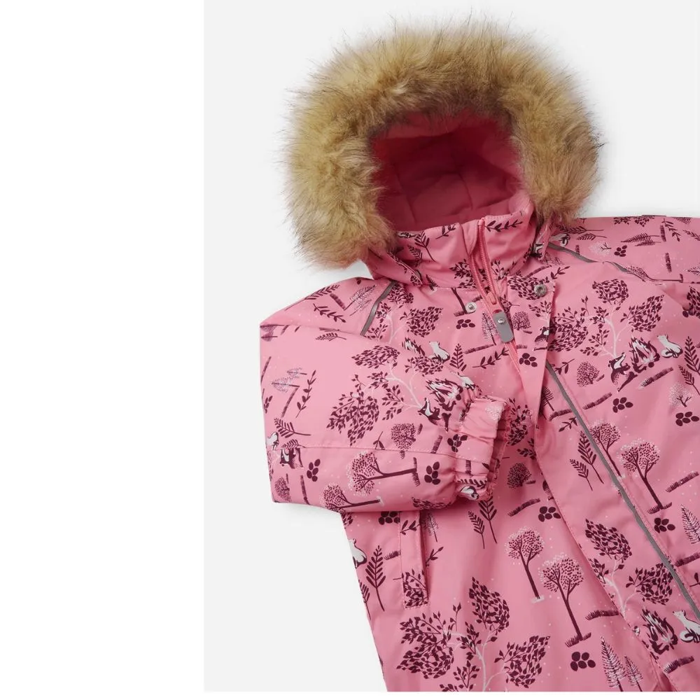 Reima Lappi Baby Snowsuit, Sunset Pink