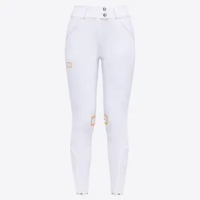 Rider's Gene High Waist Full Grip Breeches - White