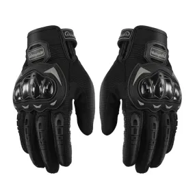 Riding Tribe MCS-17 Motorcycle Gloves Touch Screen Outdoor Riding Gloves, Size: XXL(Black)