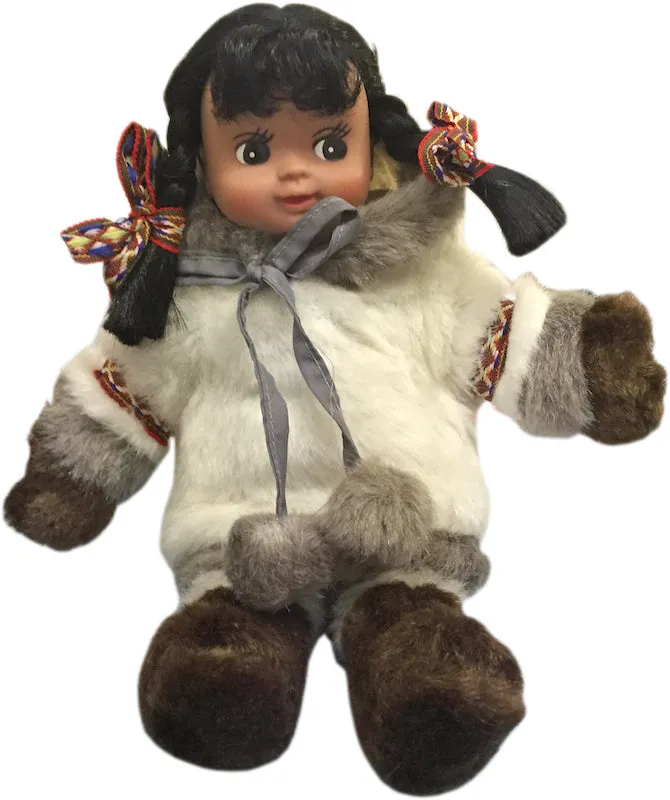 Rubber Face Eskimo Doll