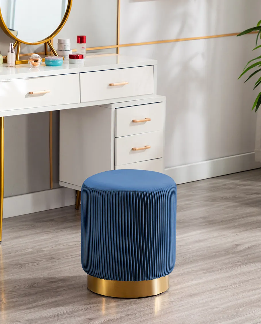 San Francisco Golden Detailing Ottoman