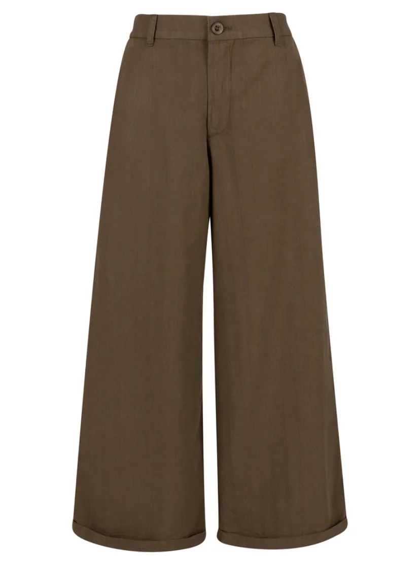 Selma Pleated Wide Leg Trousers