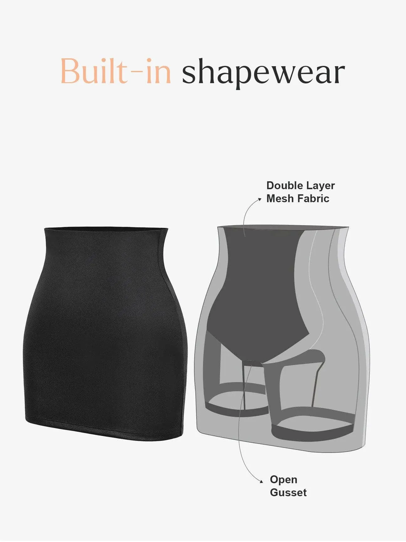 Shapewear Leather Sculpting Bodysuit or Skirt or Legging