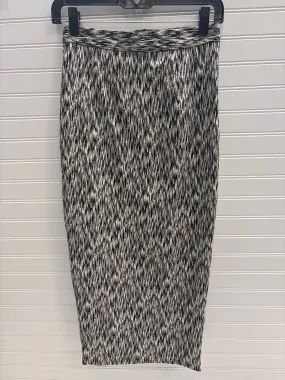 Skirt Midi By Torn by Ronny Kobo In Black & White, Size: Xs