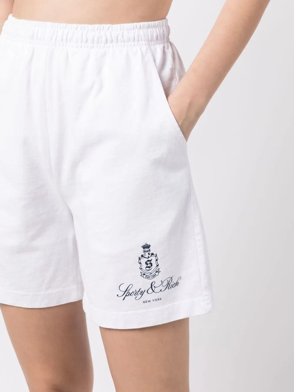 SPORTY & RICH Shorts White