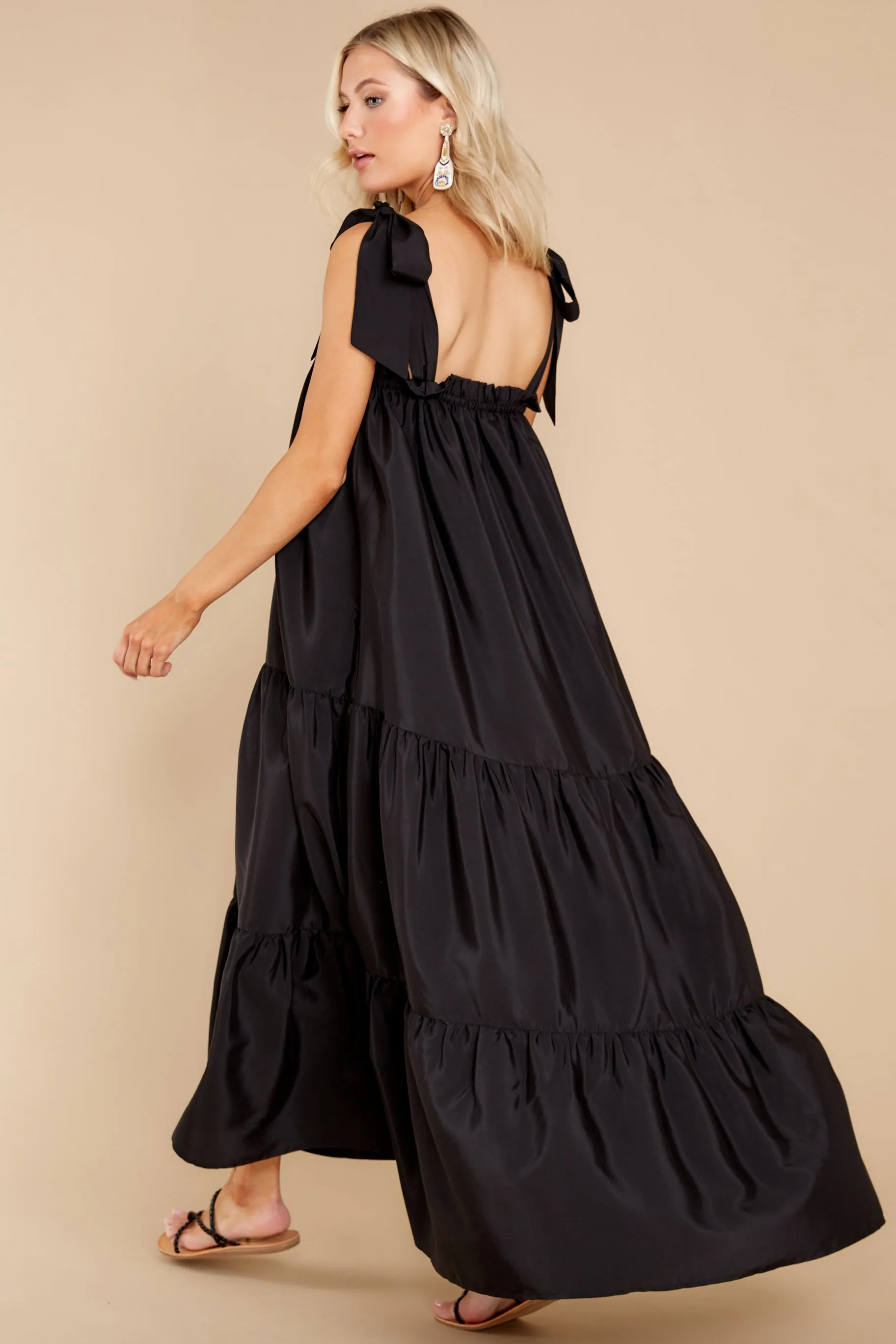 Starry Skies Black Maxi Dress