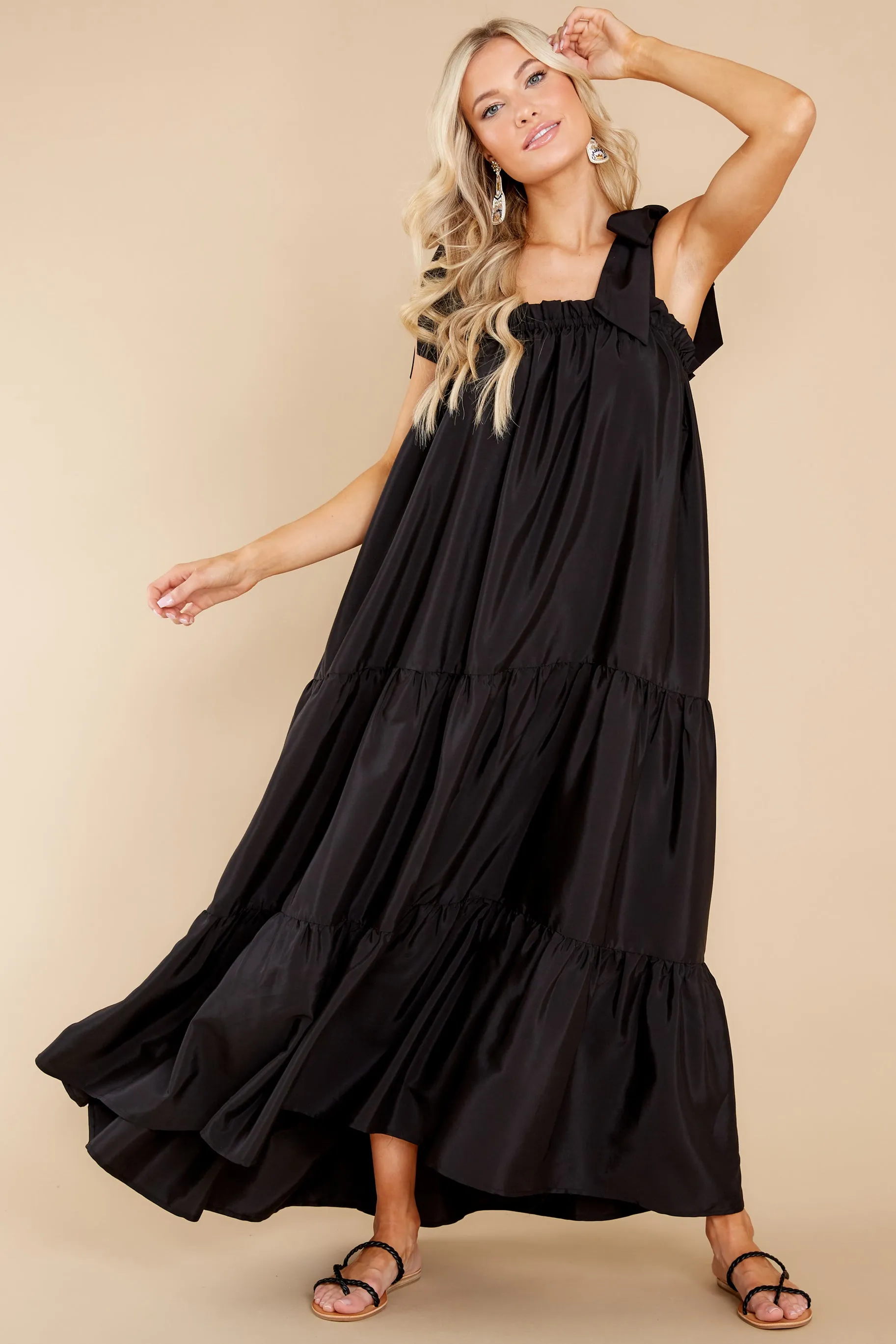 Starry Skies Black Maxi Dress