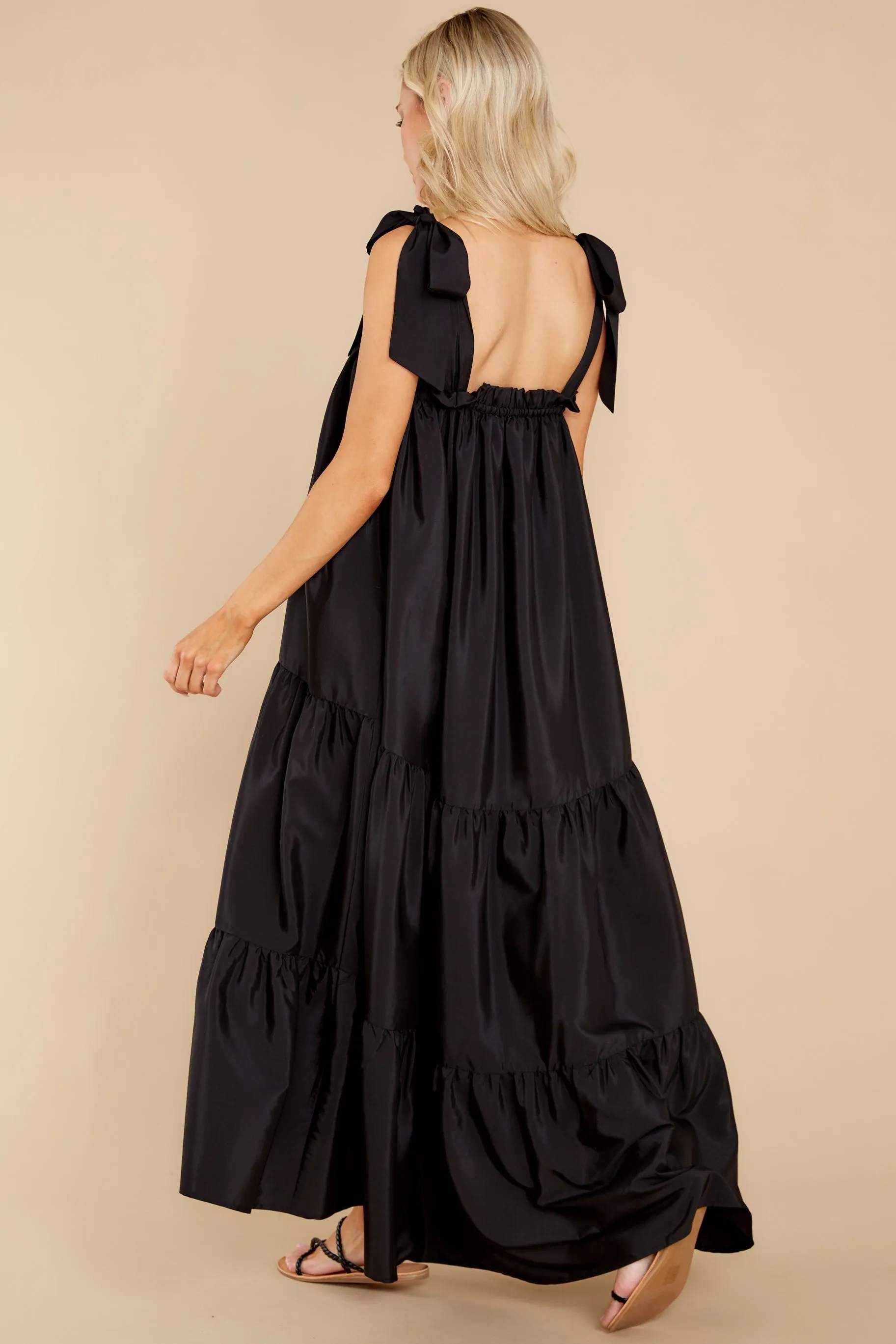 Starry Skies Black Maxi Dress