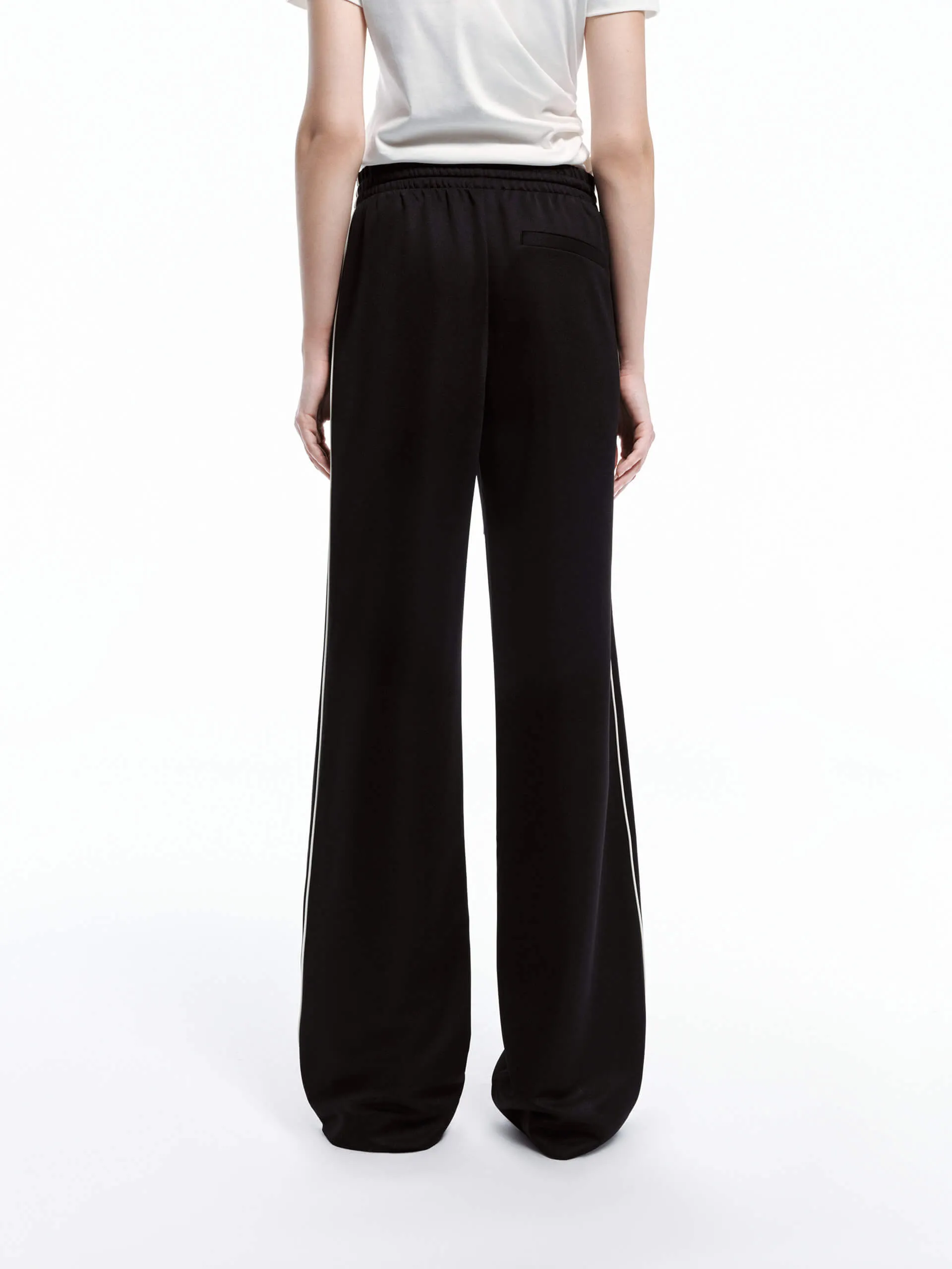 Straight Drawstring Trousers