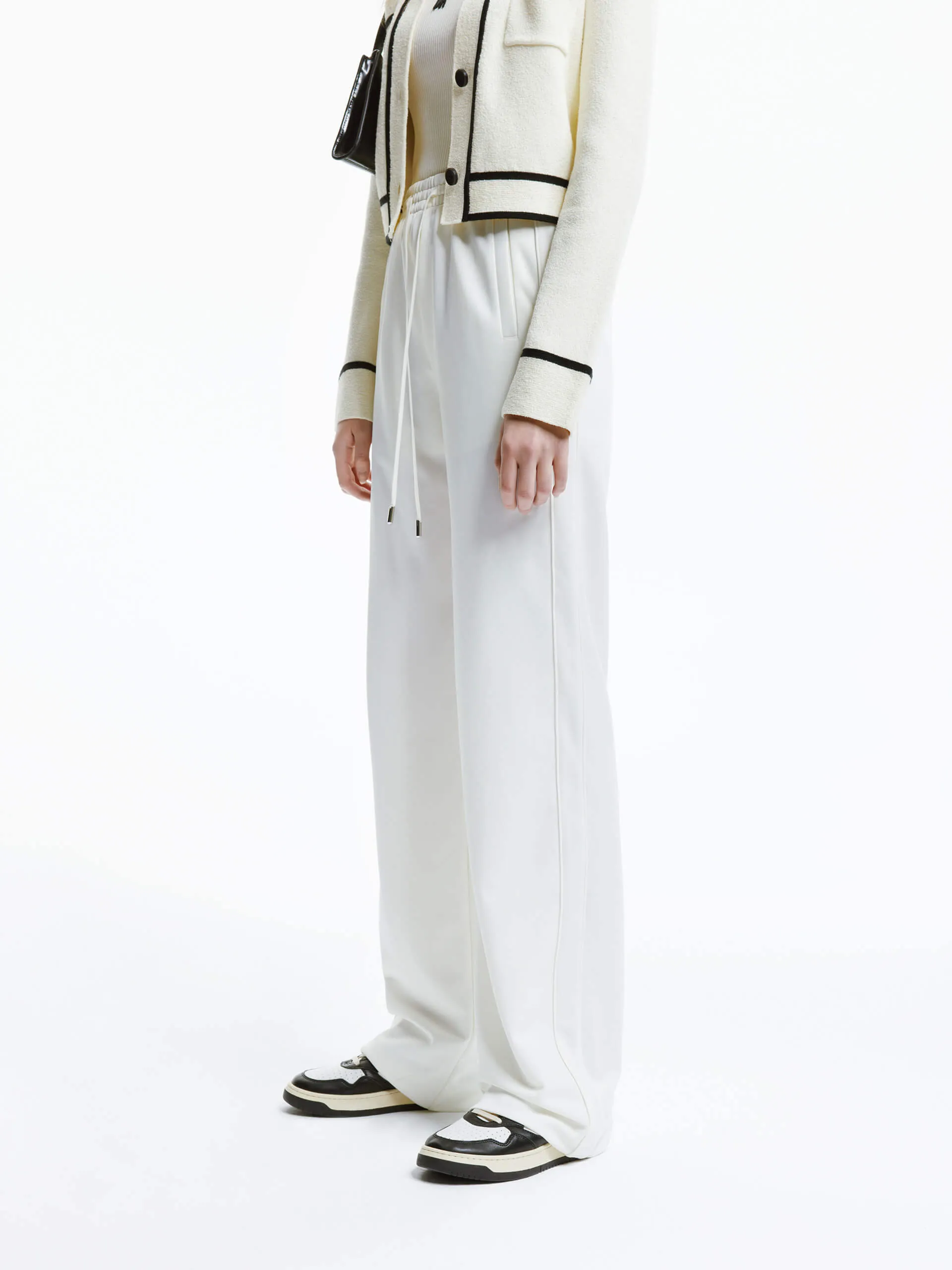 Straight Drawstring Trousers