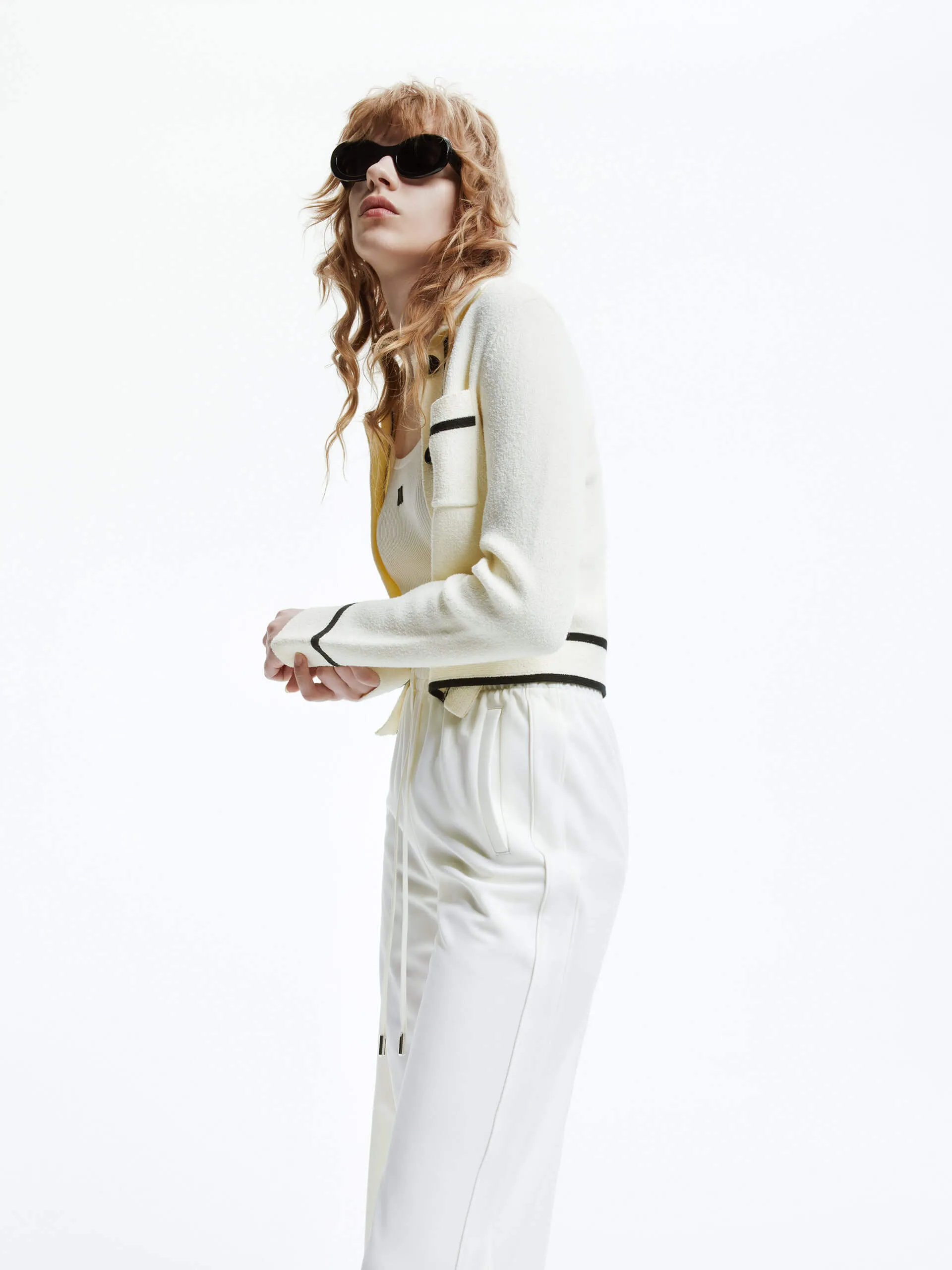 Straight Drawstring Trousers