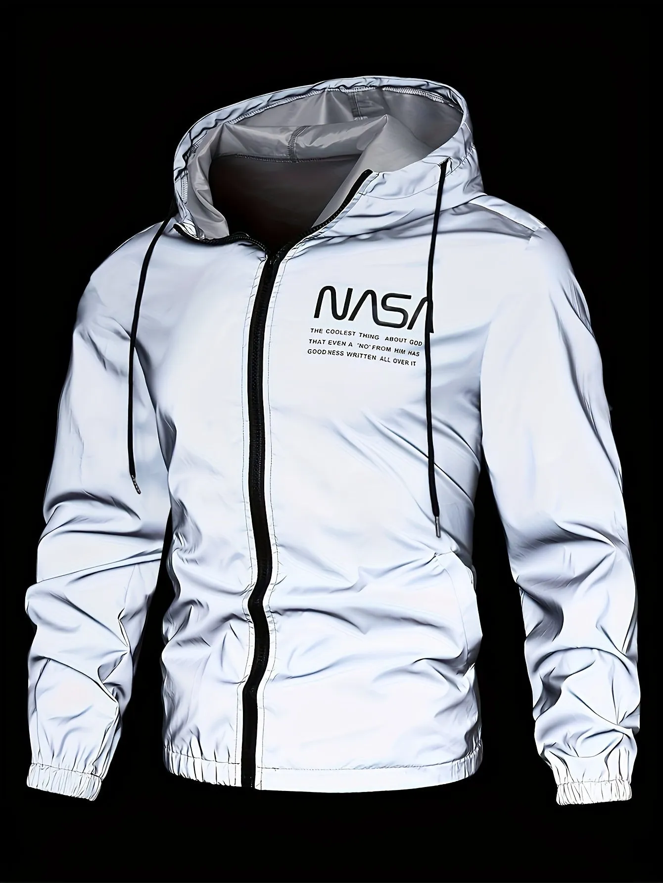 Stylish Zip Up Hooded Jacket for Mens Running  Fitness