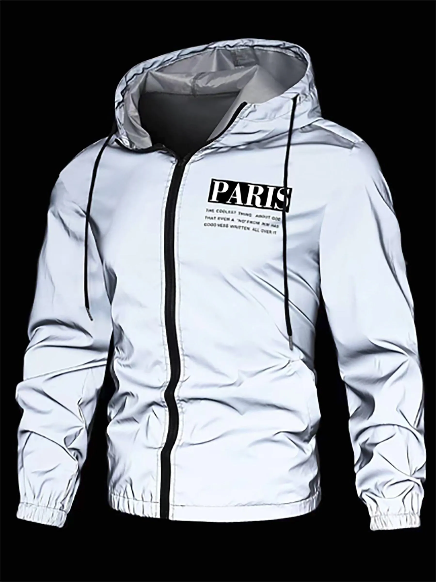 Stylish Zip Up Hooded Jacket for Mens Running  Fitness