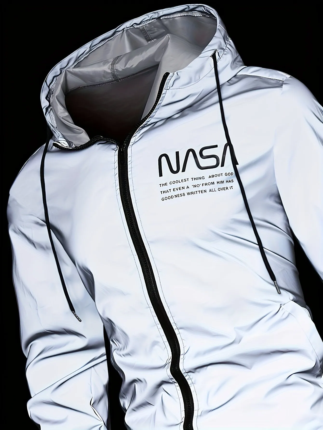 Stylish Zip Up Hooded Jacket for Mens Running  Fitness