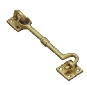 Superior Brass Cabin Hook & Eye PB 75mm