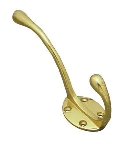 Superior Brass Hat & Coat Hook PB 150mm