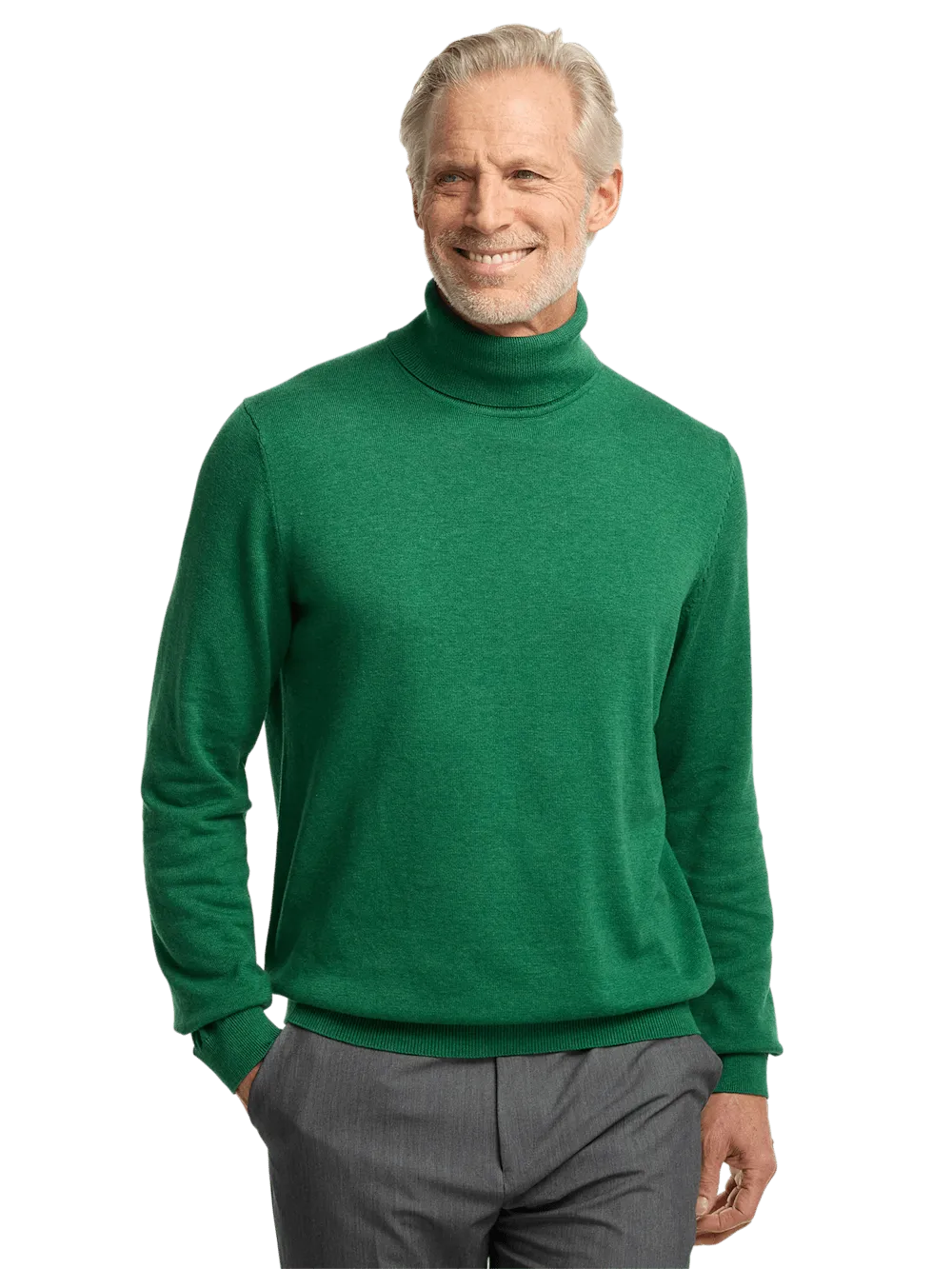 Supima Cotton Turtleneck - Green