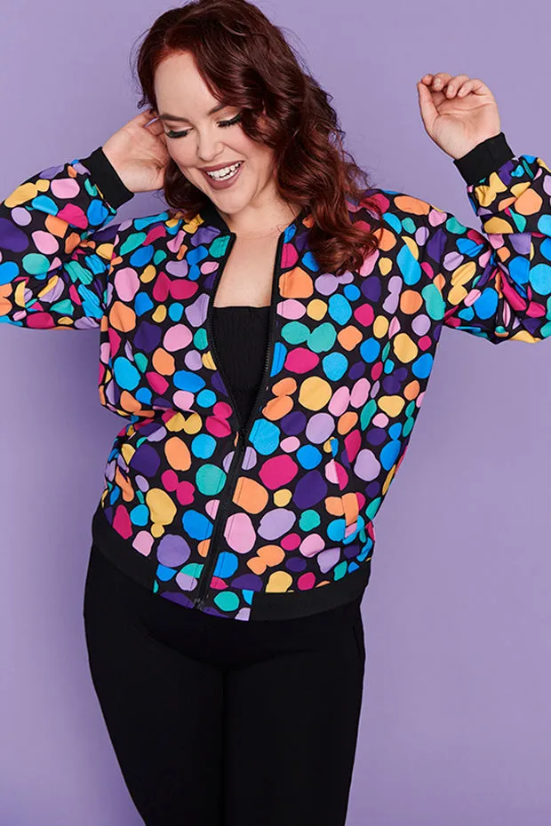 Sutton Rainbow Pebble Spots Jacket