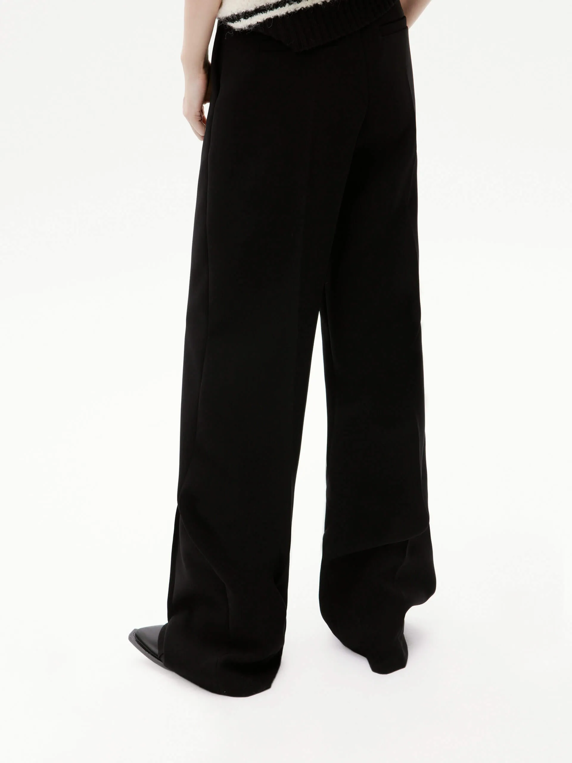 Tailored Wide Leg Trousers