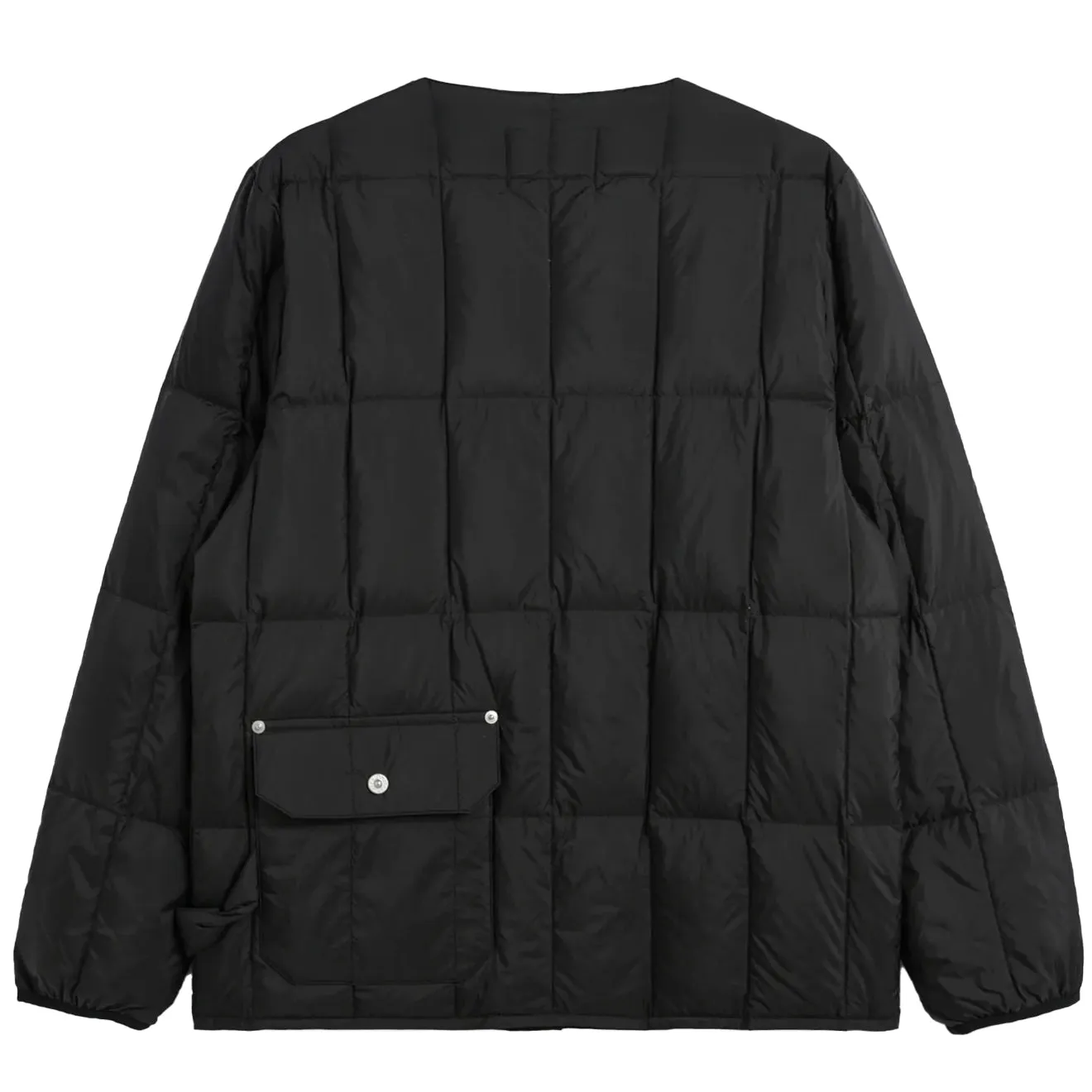 Taion Work Crew Neck Down Jacket Black