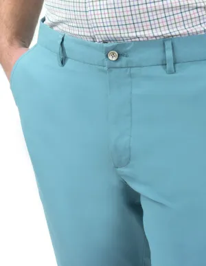 Teal European Fine Poplin | Chino