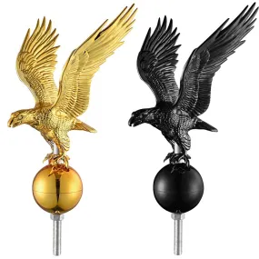 TheLAShop Deluxe Flagpole Eagle Ball Toppers Ornament