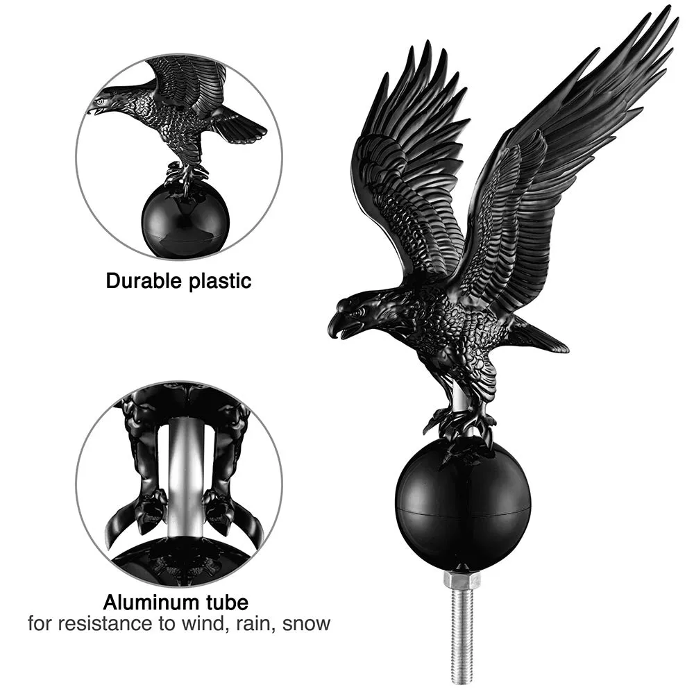 TheLAShop Deluxe Flagpole Eagle Ball Toppers Ornament