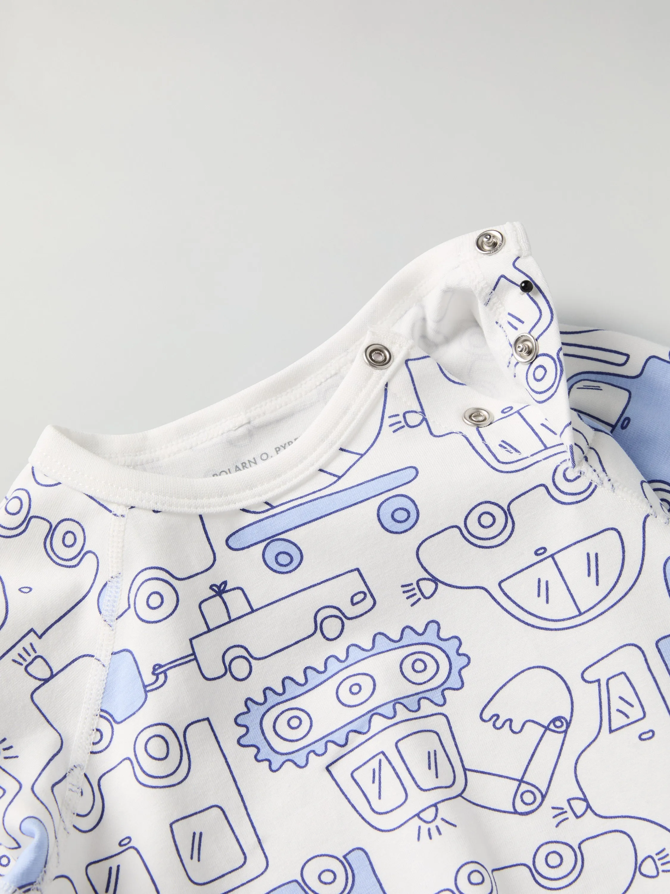 Transport Print Babygrow