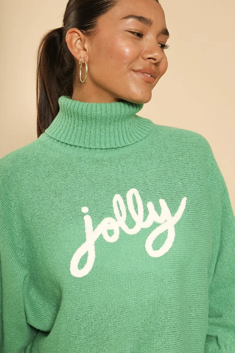 Turtleneck holiday sweater